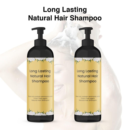 Long Lasting Natural Hair Dye Shampoo. BUY One GET ONE FREE!!🎁🥳