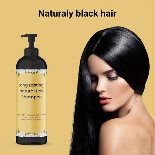 Long Lasting Natural Hair Dye Shampoo. BUY One GET ONE FREE!!🎁🥳
