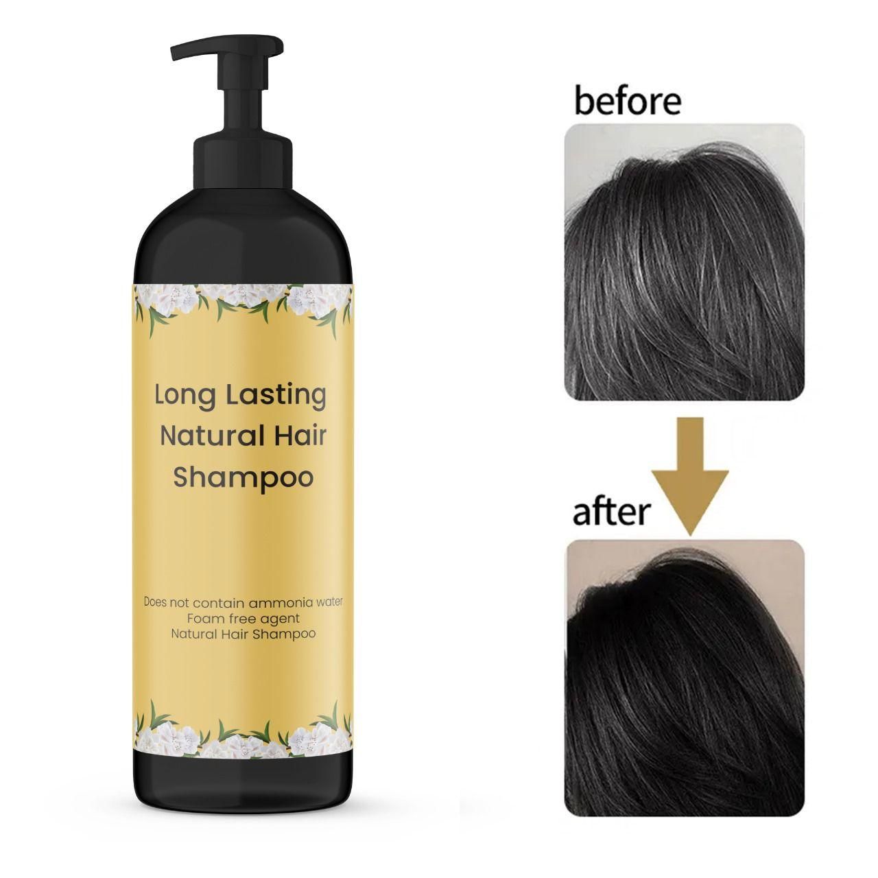Long Lasting Natural Hair Dye Shampoo. BUY One GET ONE FREE!!🎁🥳
